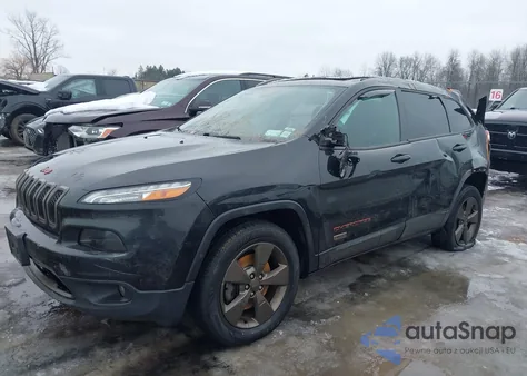 2016 Jeep Cherokee 75Th Anniversary z USA, uszkodzony, nr VIN 1C4PJMCS1GW244876